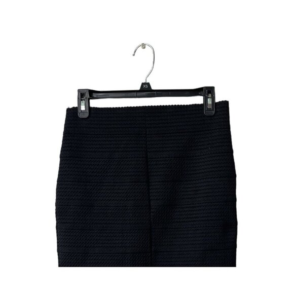 New York & Company Pencil Skirt Midi XS NWT Striped 7th Avenue NWT Black - Picture 6 of 12